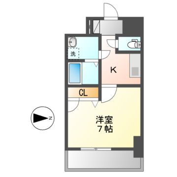 エスリード大須観音プリモの間取り