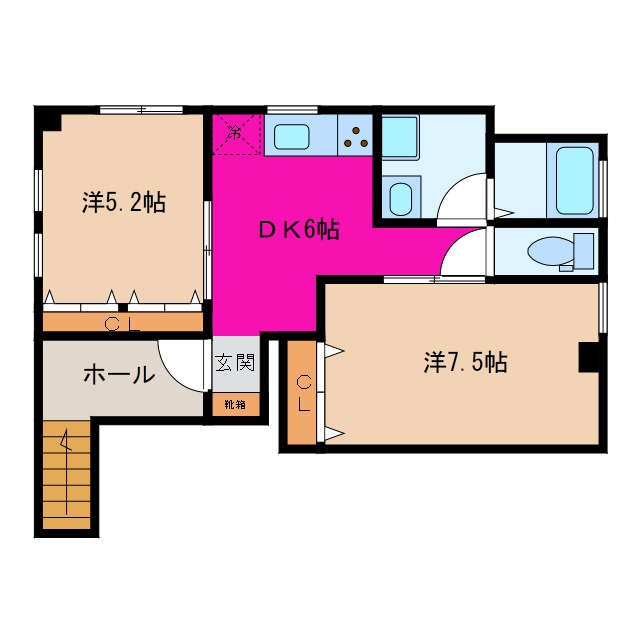 レビアンビル１の間取り