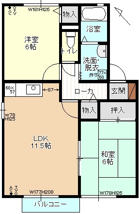 NOBLE-AAの間取り