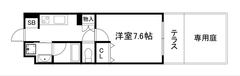 ベラジオ雅び北野白梅町駅前の間取り