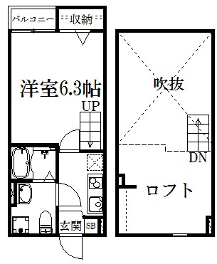 ウエストヴィレッジの間取り