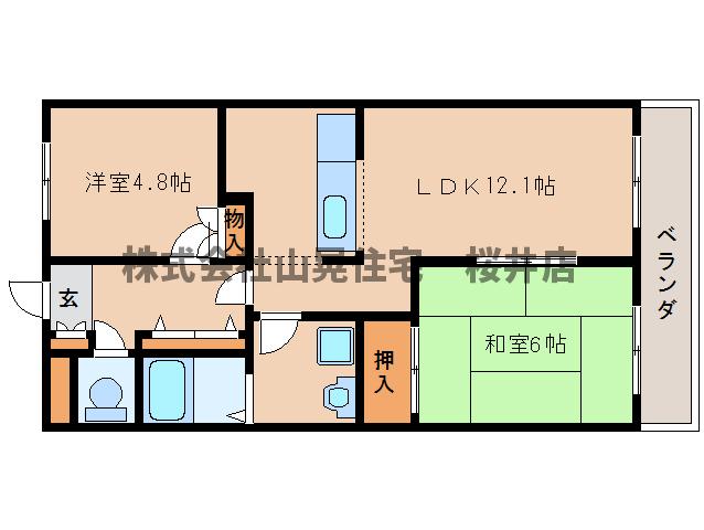 エスポアメゾンの間取り