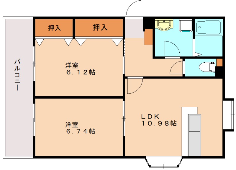 コンヴィスタ泉の間取り