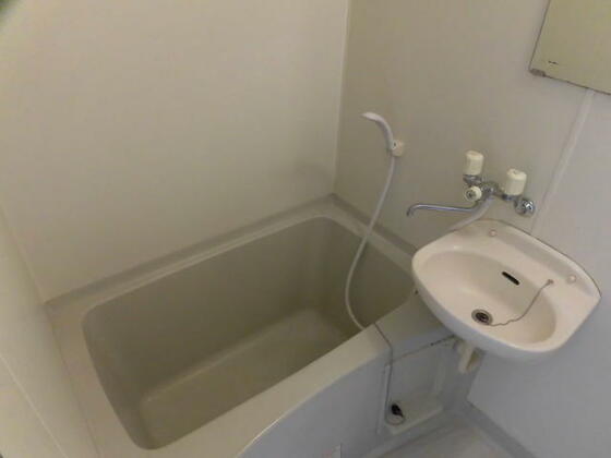 バス・シャワールーム　洗面台・ミラーあり