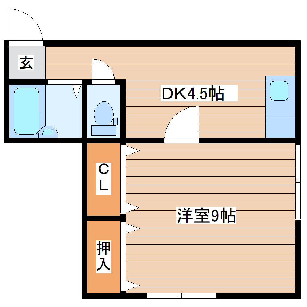 ラスティ植松の間取り