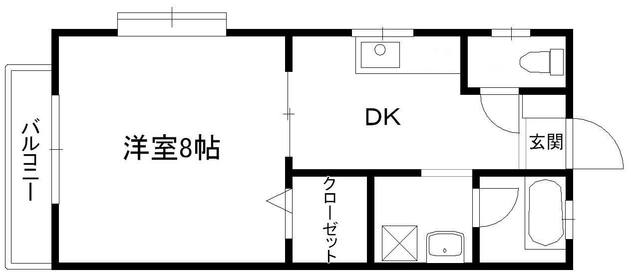 ヴィラ・ハクセキの間取り