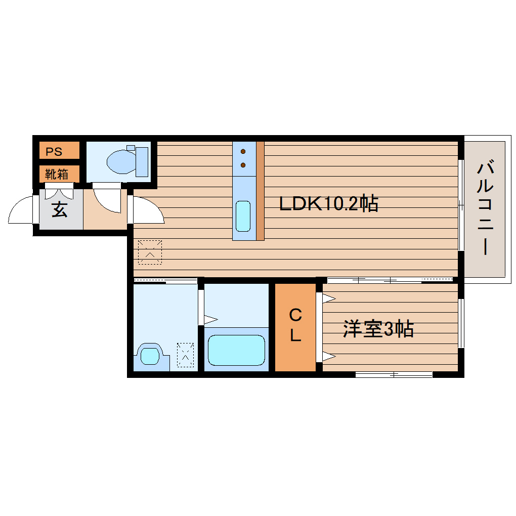 ルーチェ東郡山の間取り