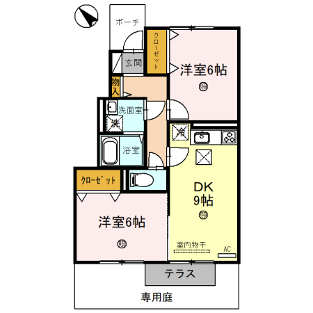 グリーナの間取り