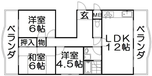 エル・クルーセの間取り