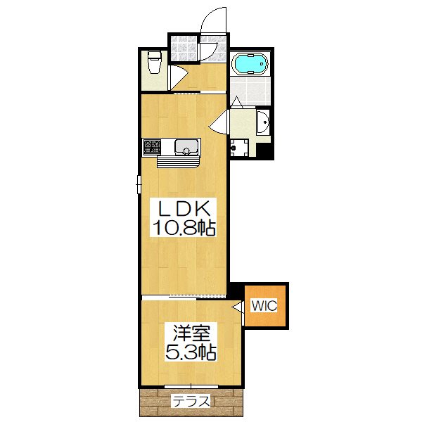 シャーメゾン西大路の間取り