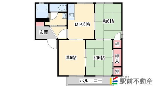 ファミリー坂・富Ｇ棟の間取り