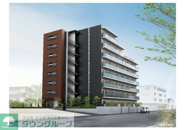 【大田区仲池上のマンションの建物外観】