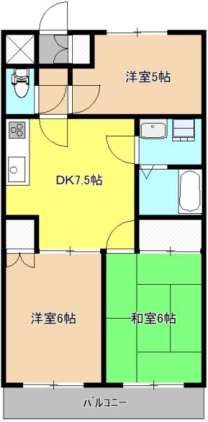 メイプル所沢の間取り