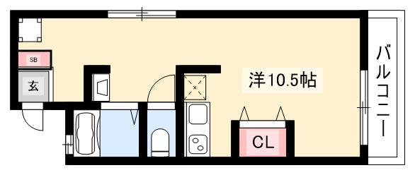 村上ハイツの間取り