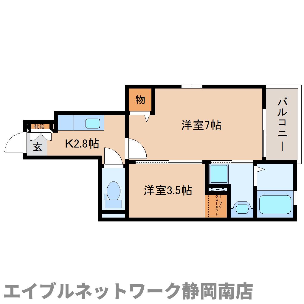 ヴィラ　カルムIIの間取り