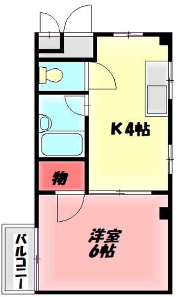 栄町ハイツの間取り