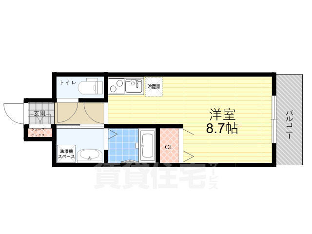 アクアラフォレ豊中の間取り