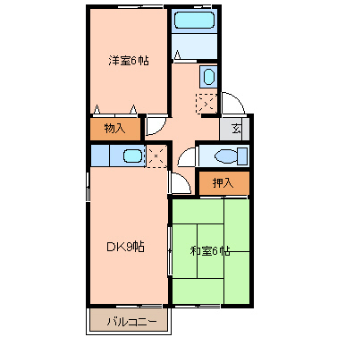 フレール・かしわの間取り