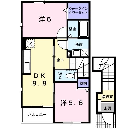 エリクシ ルの間取り