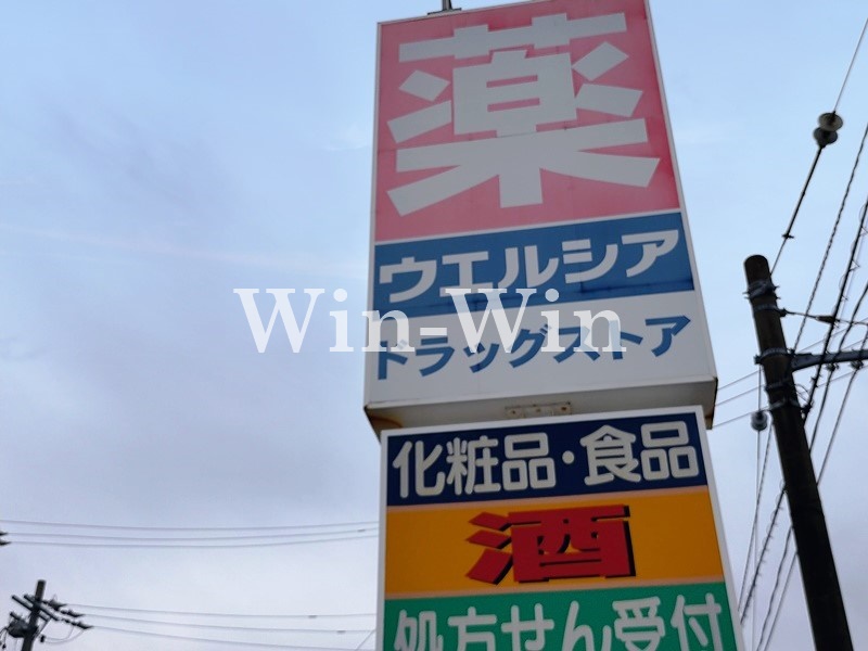ドラックストア　ウエルシア豊橋東森岡店（ドラッグストア）まで295m