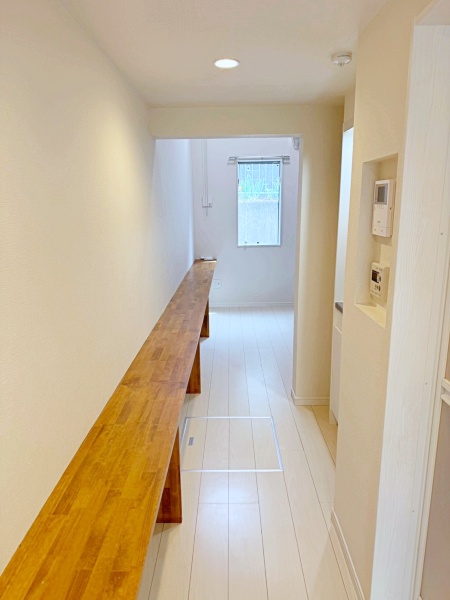 玄関　玄関からの眺め