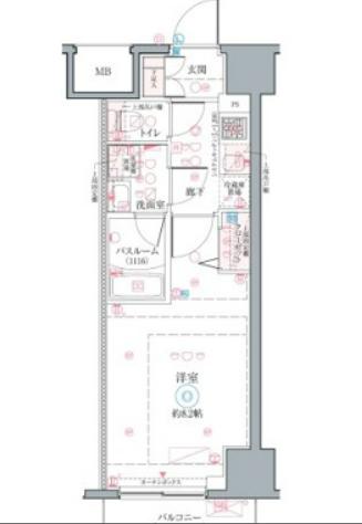 葛飾区白鳥のマンションの間取り