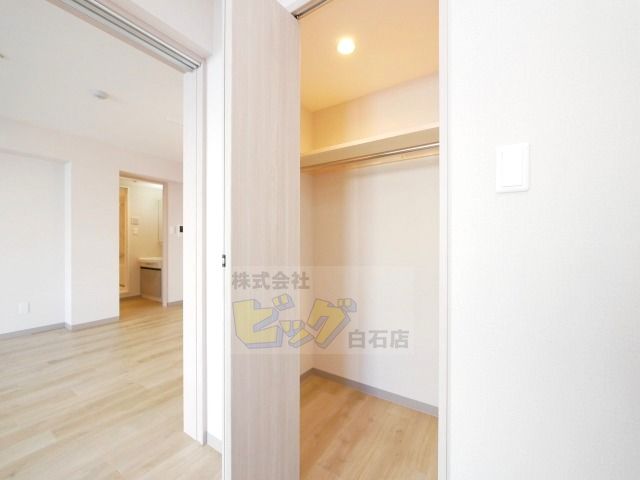 収納　広々ウォークインクローゼット完備しています♪