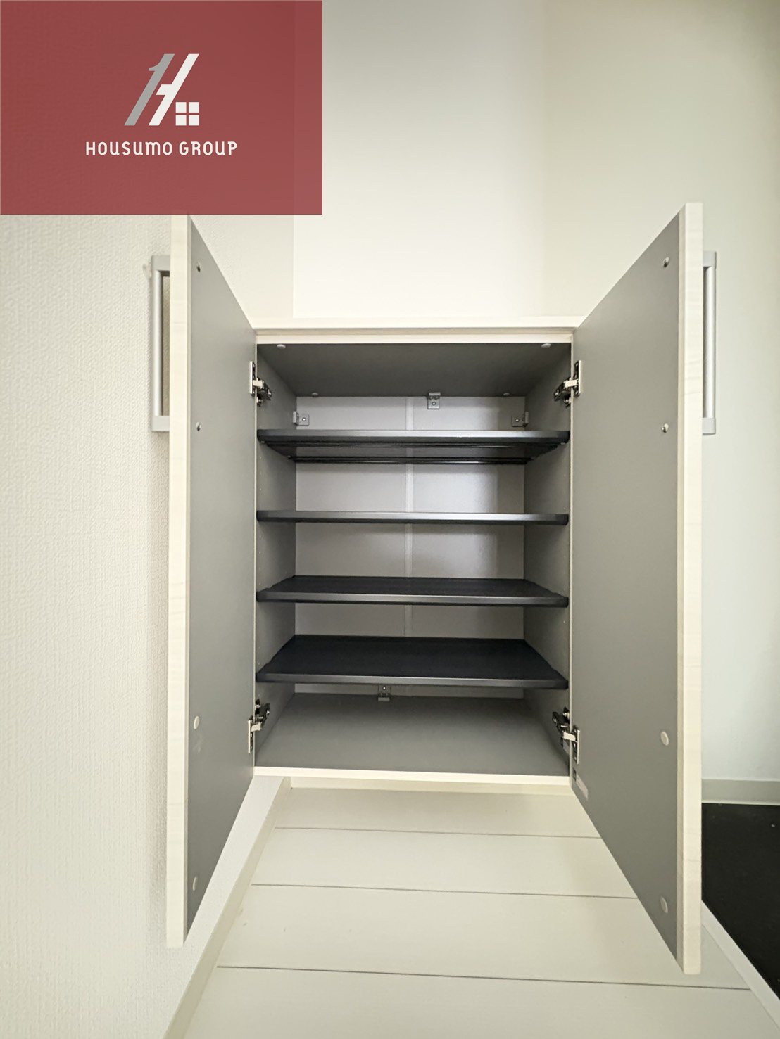 収納　たっぷりとした収納スペースです