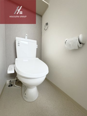 トイレ　ゆったりとした空間のトイレです