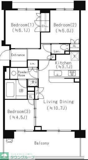 パークアクシス大船の間取り