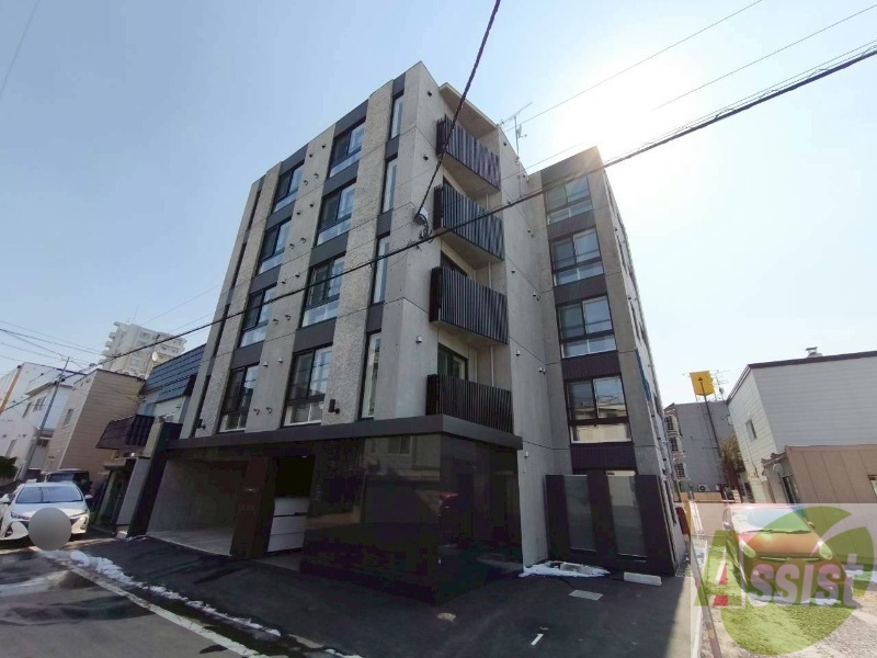 建物外観　札幌市東区北十五条東「ｍａｉｓｏｎ　Ｒｉｅｌ　東区役所前」