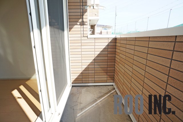 バルコニー　写真は反転のお部屋です