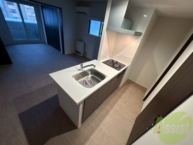 キッチン　システムキッチンなので、すぐお料理に使えます！