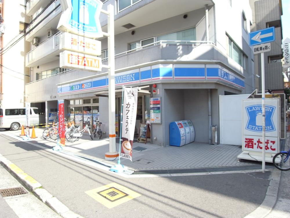 コンビニ　ローソン北堀江一丁目店（コンビニ）まで69m
