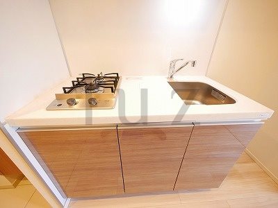 キッチン　2口のシステムキッチンです。