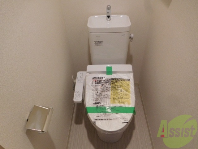 トイレ　ウォシュレット付きのトイレです。