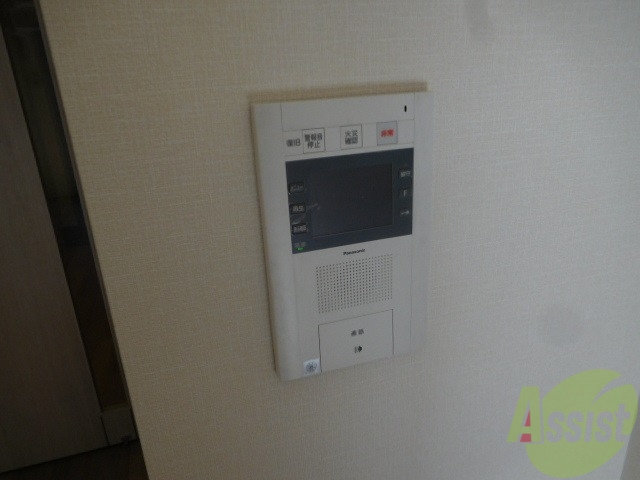 セキュリティ　モニタ付きで安心のセキュリティですね。