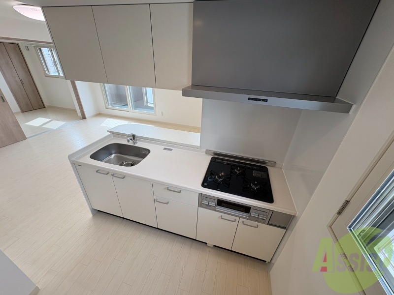 キッチン　システムキッチンなので、すぐお料理に使えます！