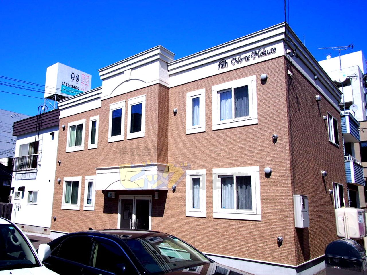 建物外観　南西向きで日当たり良好な広々１ＬＤＫです♪