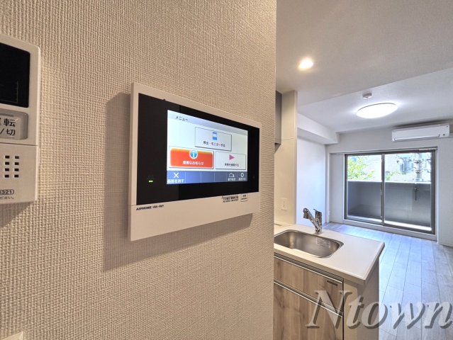 セキュリティ　モニター付きインターホンです