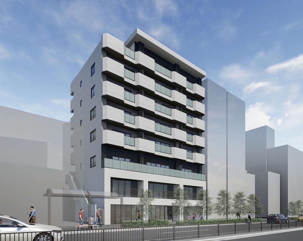 建物外観　写真は完成予想イメージのため、実際とは異なります。