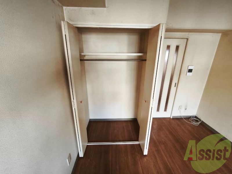 収納　クローゼットがありました。お洋服や荷物はここへ