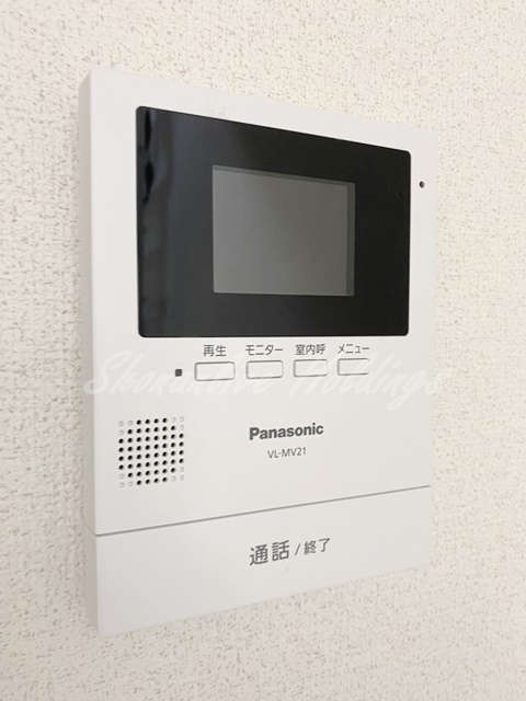 セキュリティ　モニタ付インターホンで安心♪