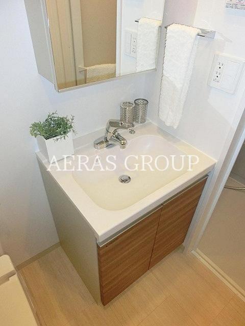 洗面設備　小物は含みません。