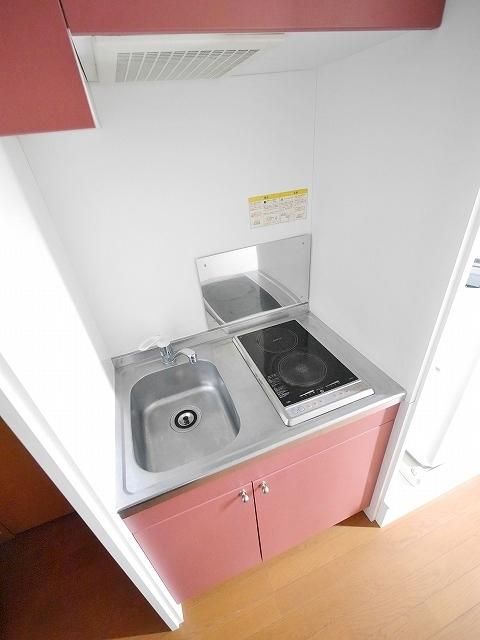 キッチン　★２口電気コンロ付きのキッチン★