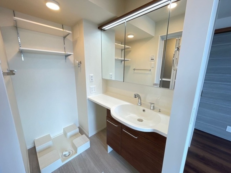 洗面設備　図面と現状に相違がある場合には現状を優先