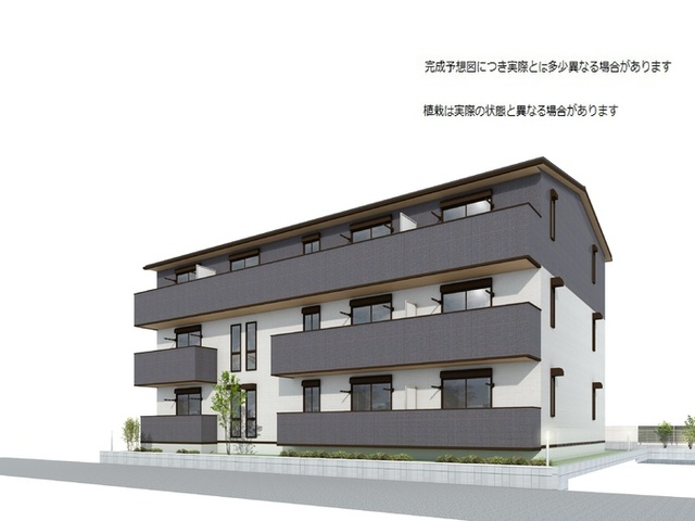 建物外観　※完成予想図につき、実物とは多少異なる場合があります。