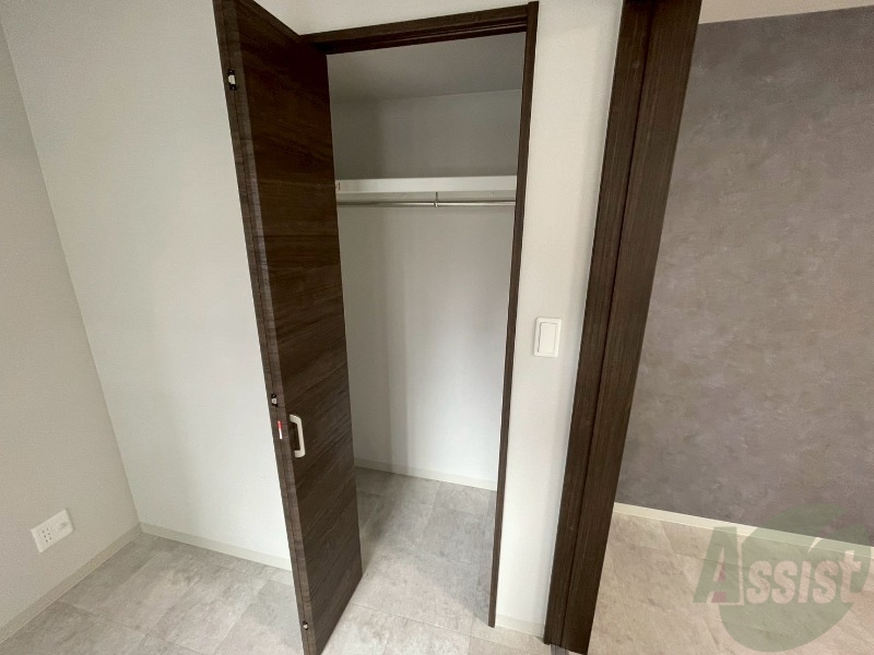 収納　洋室にはクローゼットがあるのですっきり片付きそうです。