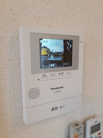 セキュリティ　モニター付きインターホンです