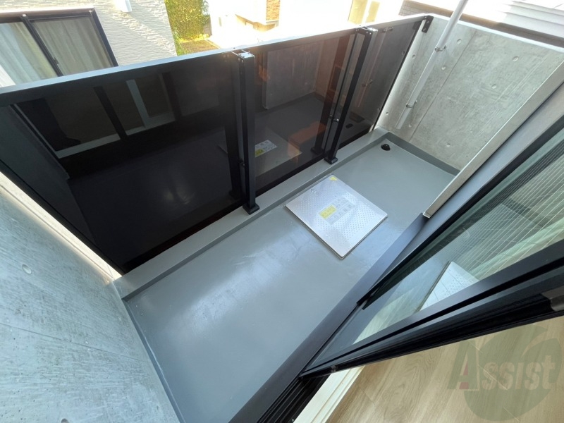 バルコニー　バルコニーです。天気の良い日には外干しができます！